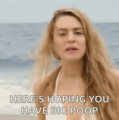 Hoping Big Poop Meme GIF