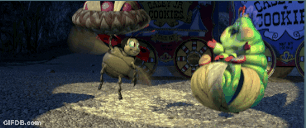 Hopper And Heimlich Caterpillar GIF