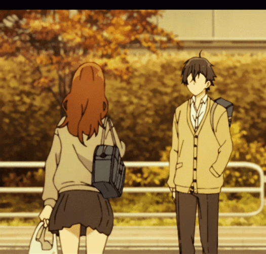 Horimiya Izumi Miyamura Tap GIF