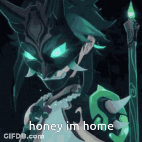 Horned Cartoon Holding Sword Honey Im Home GIF