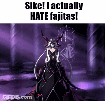 Horned Character Dark Room Sike I Actually Hate Fajitas GIF
