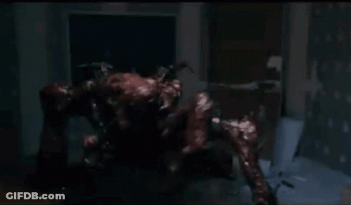 Horned Monster Standing In Room GIF