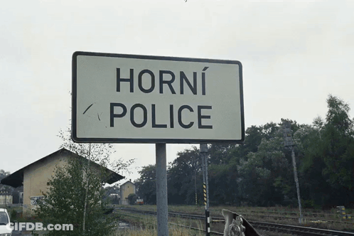 Horni Police Sign GIF