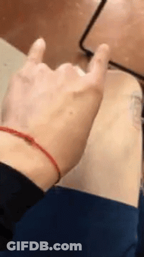 Horns Down GIF