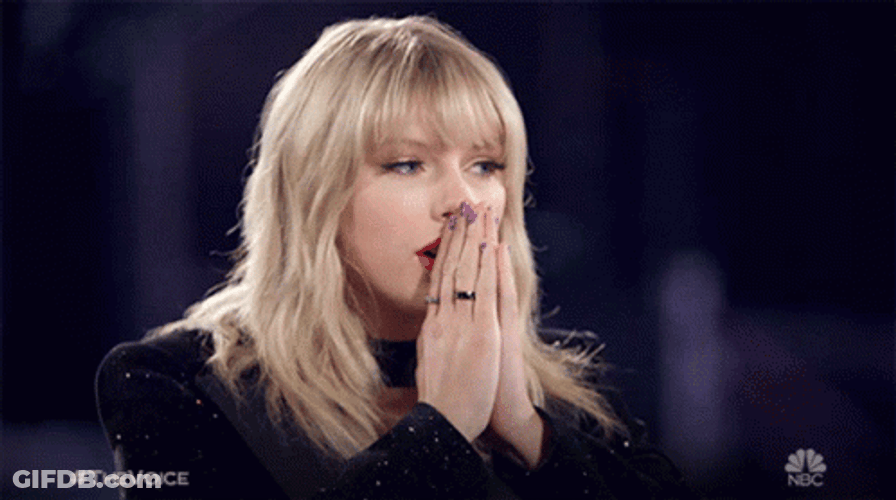 Horrified Taylor Swift In Judging GIF