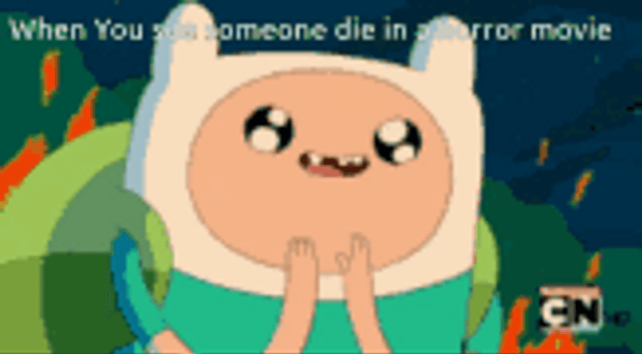 Horror Adventure Time Finn GIF