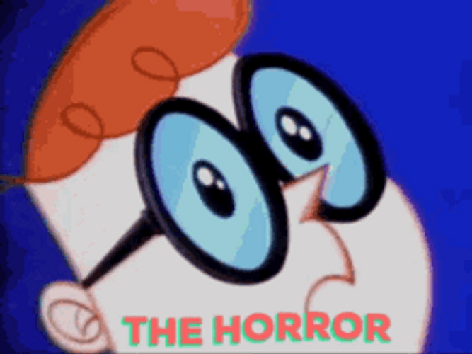 Horror Dexter Eyes Open GIF