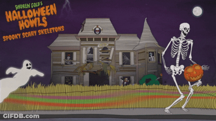 Horror House Halloween GIF