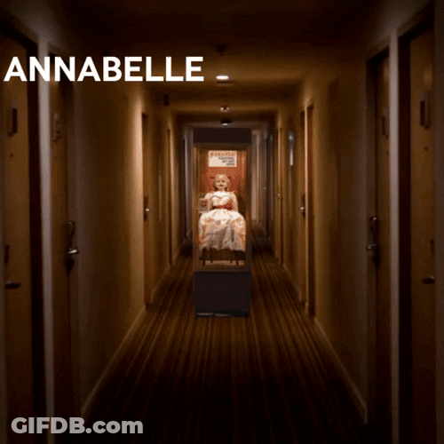 Horror Movie Annabelle Doll GIF