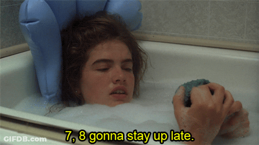 Horror Movie Bubble Bath Scene GIF