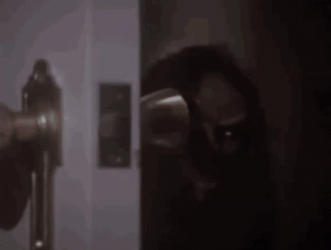 Horror Movie Scared Woman Shouting GIF
