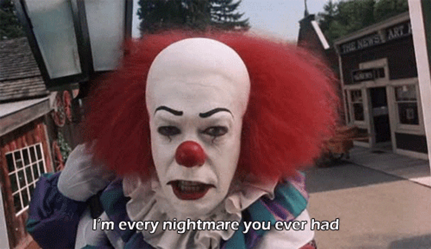 Horror Movie Stephen King Pennywise GIF