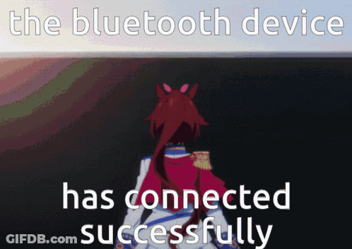 Horse Connecting Bluetooth Device GIF
