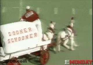 Horse Drawn Carriage Sooner Schooner GIF