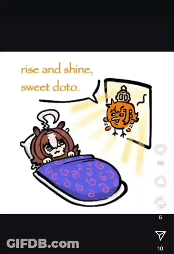 Horse In Bed Rise And Shine GIF