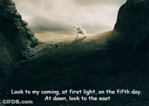 Horse Poster Look To My Coming At First Light On The Fifth Day GIF