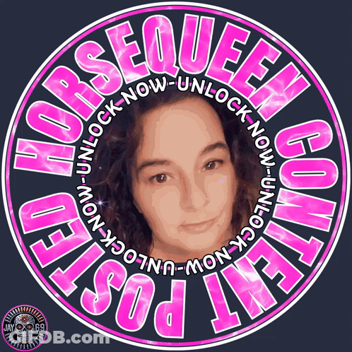 Horse Queen Content Poster With Woman GIF