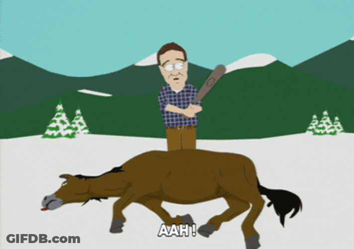 Horse Running Dead GIF