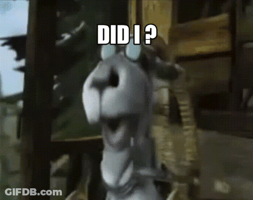Horse Saying Did I GIF
