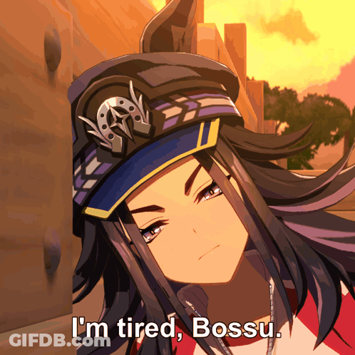 Horse Saying Im Tired Bossu GIF