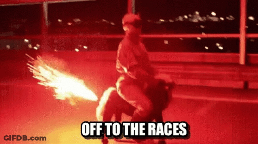 Horse Toy Racing GIF