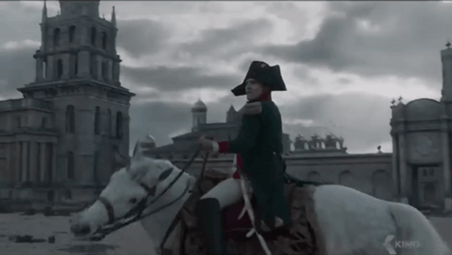 Horseback Riding Zoom Up Napoleon Meme GIF