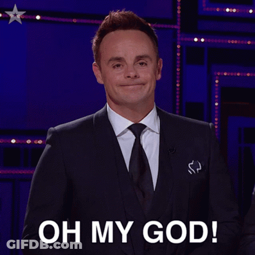 Host Anthony Mcpartlin Oh My God GIF