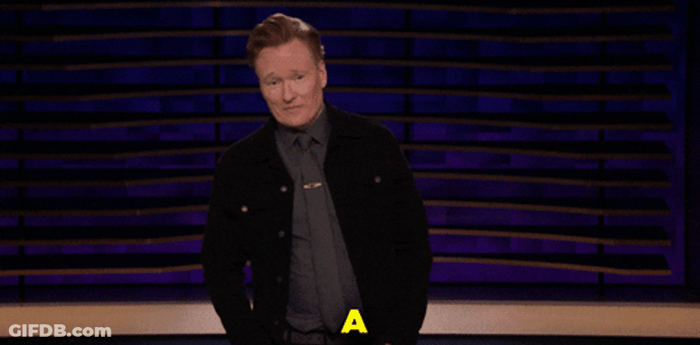 Host Conan O'Brien Oh No Anyway GIF
