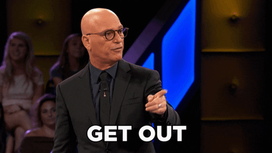 Host Howie Get Out GIF