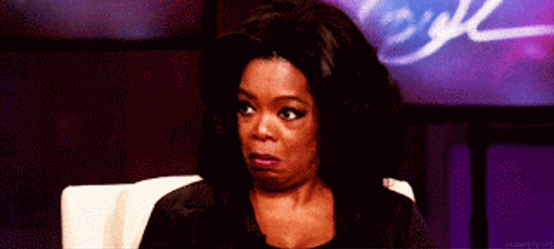 Host Oprah Winfrey Can't Believe Amazing Reaction GIF