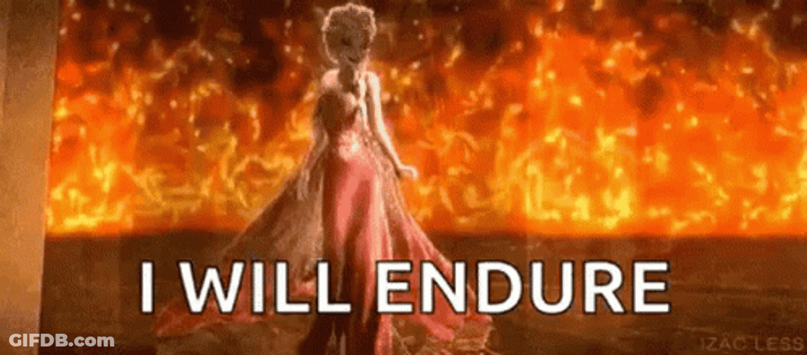 Hot As Hell Elsa Endure The Fire GIF