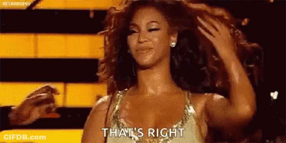Hot Beyonce Thats Right GIF