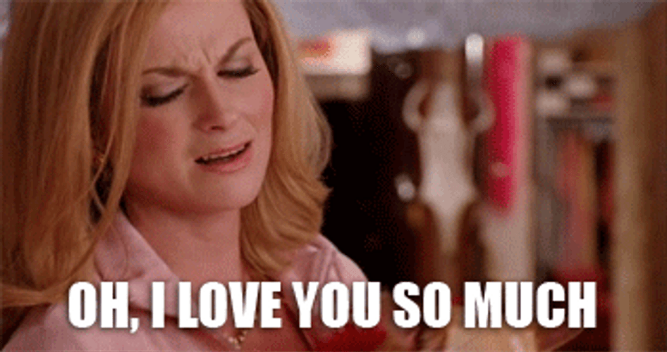 Hot Blonde Love You So Much GIF
