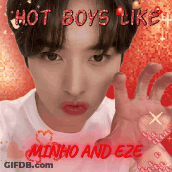 Hot Boys Like Minho And Eze GIF