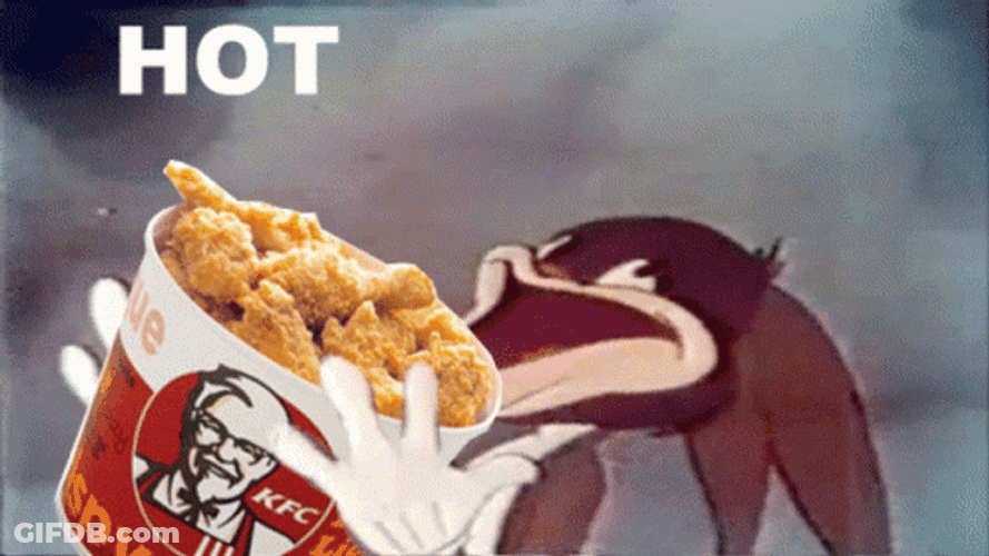 Hot Chicken Nugget Meme GIF