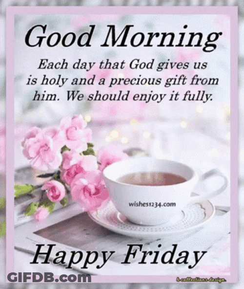 Hot Coffee Good Friday Morning GIF