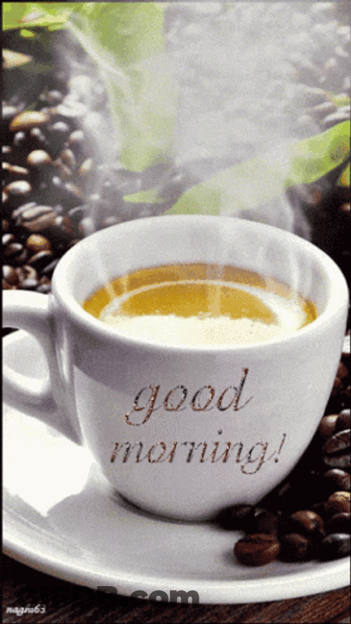 Hot Coffee Good Morning GIF