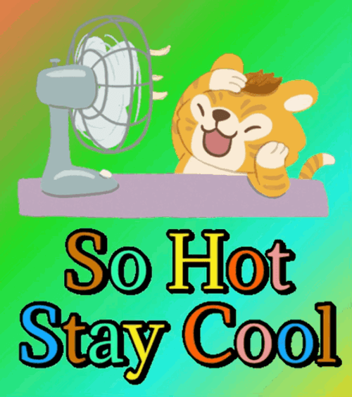 Hot Cooling Day GIF
