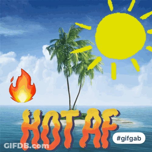 Hot Day In Beach GIF