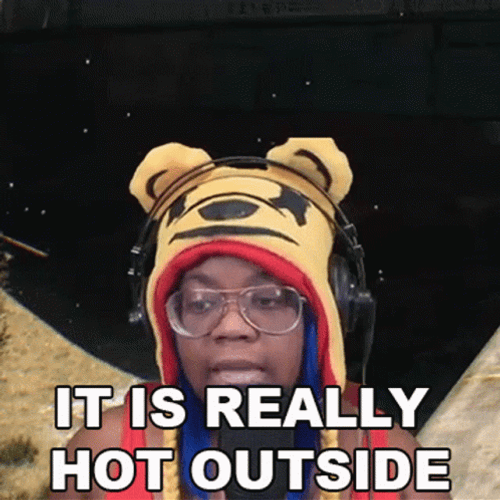 Hot Day Outside Gamer Girl GIF