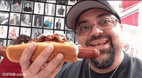 Hot Dog With Arms And Legs Nathan's GIF