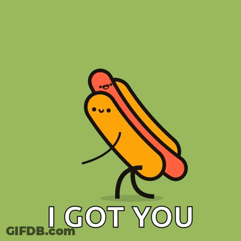Hot Dogs With I Got You GIF