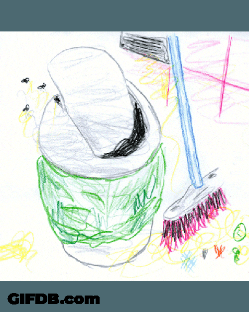 Hot Drawing Garbage Sketch GIF