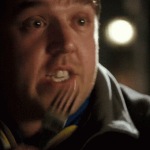 Hot Fuzz Eye Prank GIF
