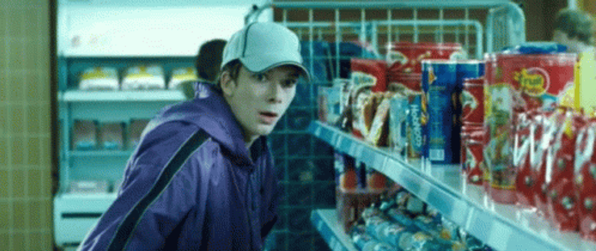 Hot Fuzz Zooming In Scenes GIF