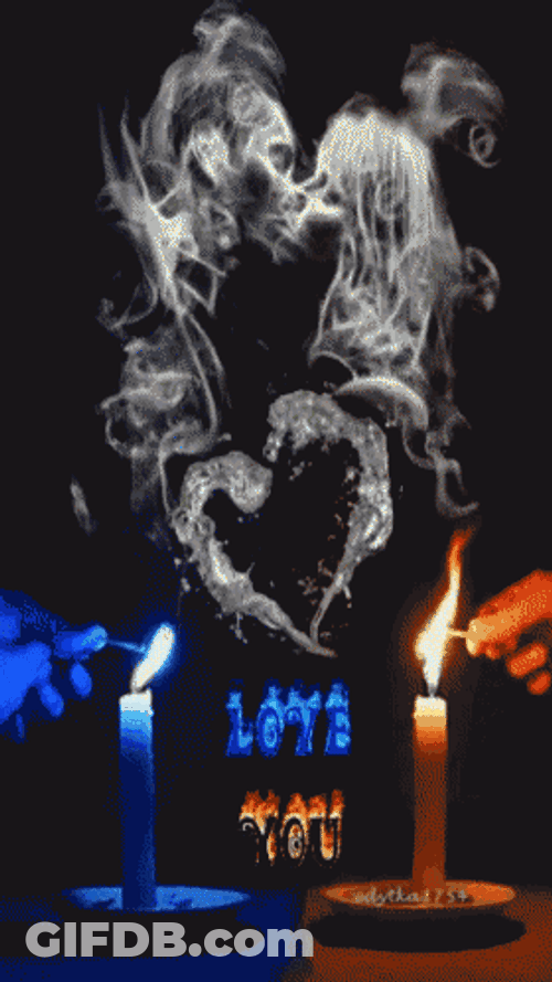 Hot Love Candle Smoke GIF
