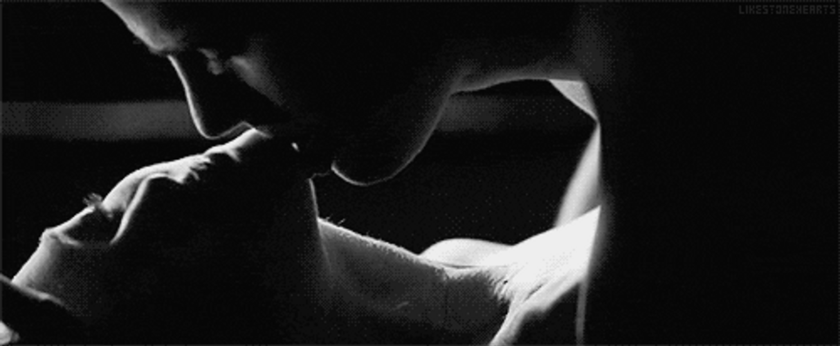 Hot Love Slow Motion Kiss GIF
