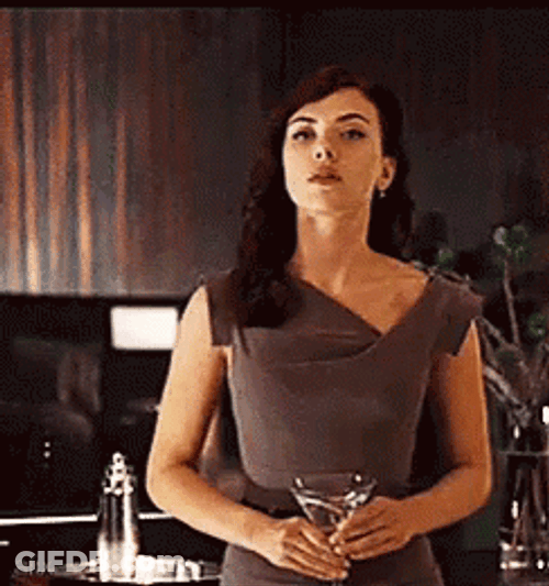 Hot Natasha Romanoff Moving Closer GIF