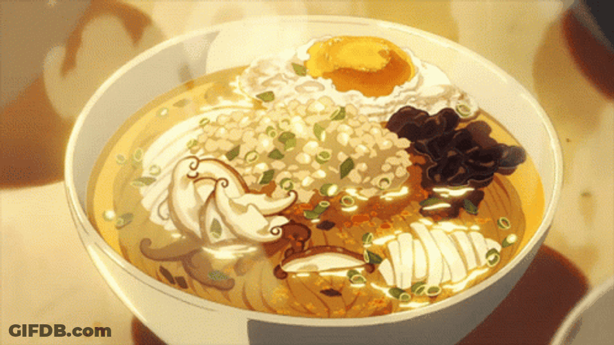 Hot Ramen  Anime GIF