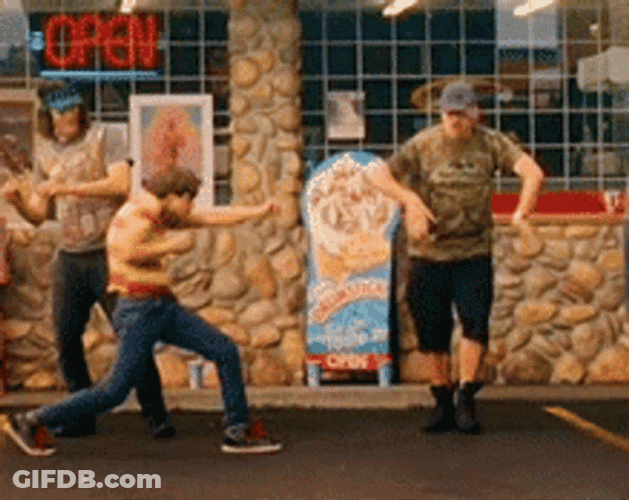 Hot Rod Dancing Trio GIF